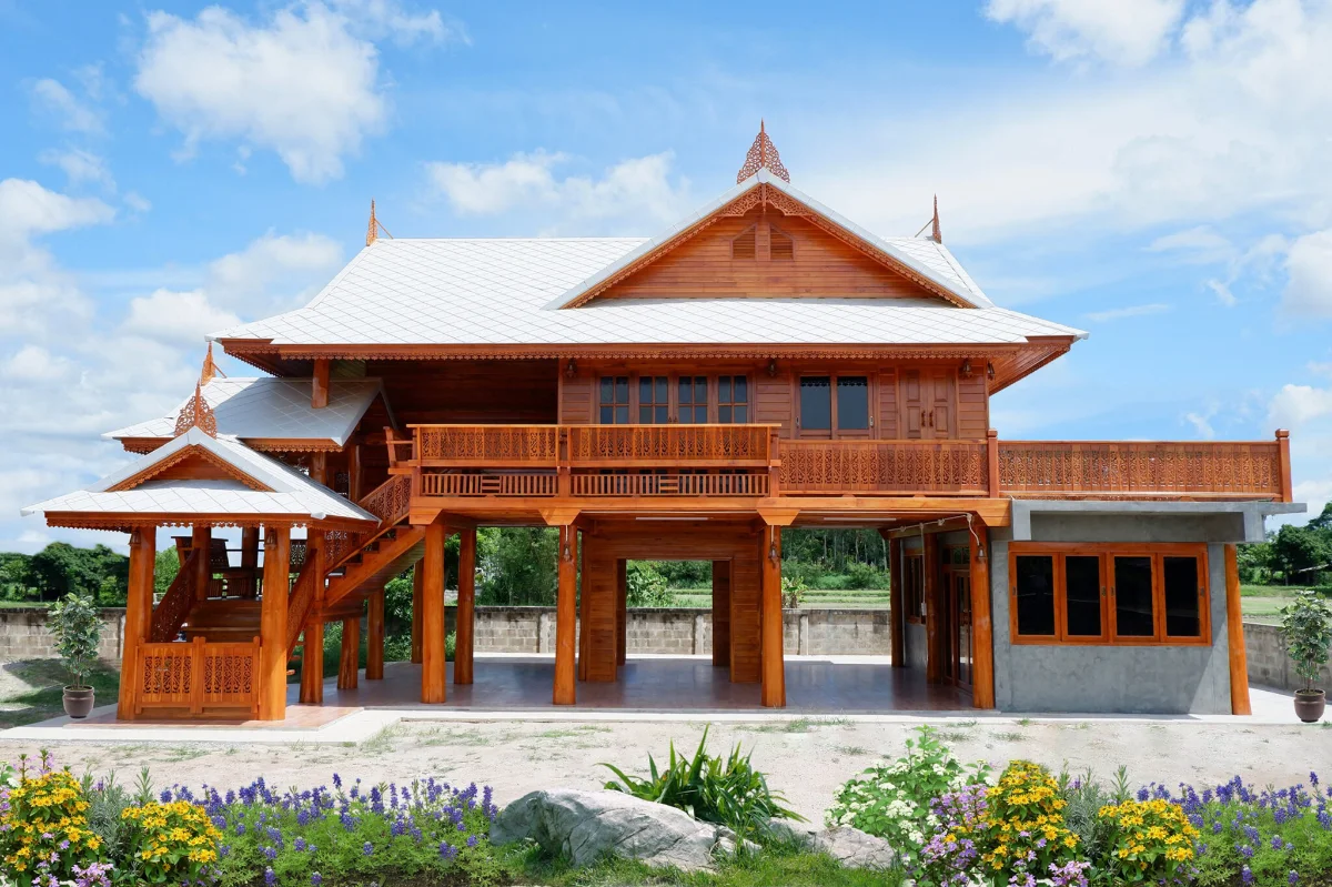 แบบบ้านไม้ชั้นเดียว