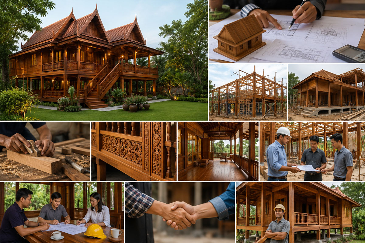 รับสร้างบ้านไม้สัก
