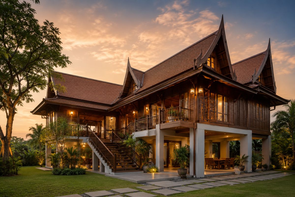 บ้านทรงไทยประยุกต์