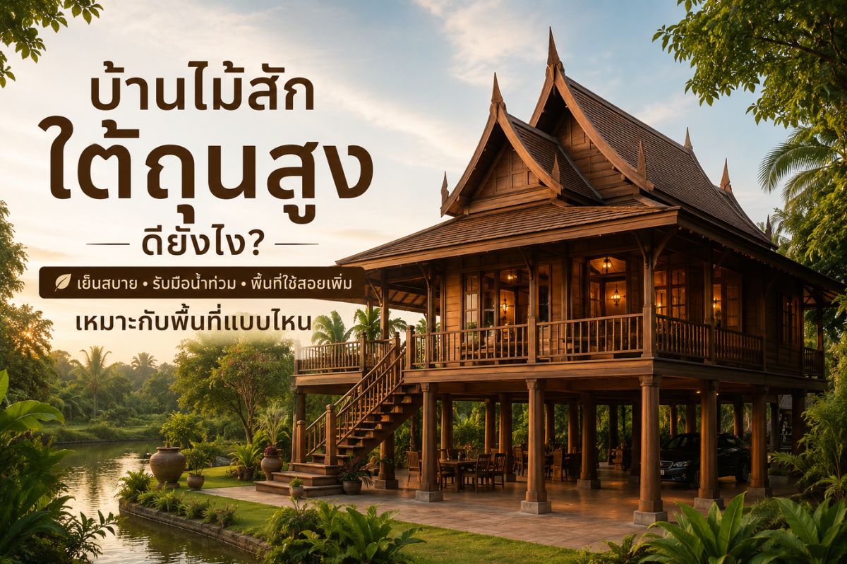 บ้านไม้สักใต้ถุนสูง