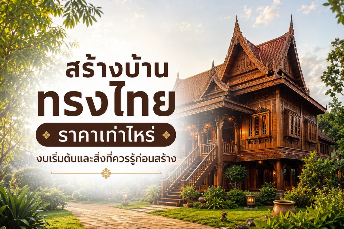 สร้างบ้านทรงไทยราคาเท่าไหร่