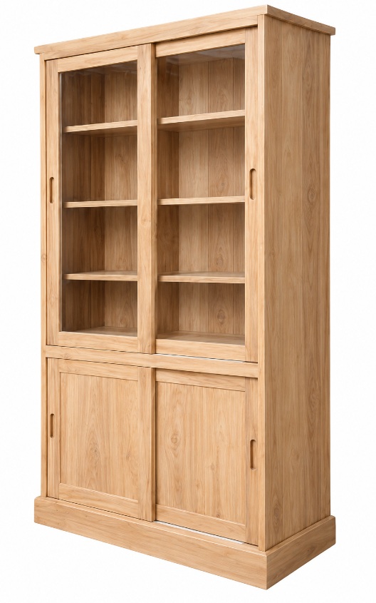 ตู้โชว์บานเลื่อน 4 ชั้น TE209 - Image 8